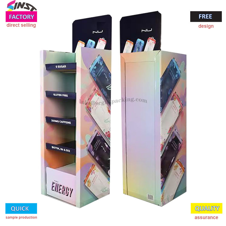 Σχάρα οθόνης ενεργειακών ποτών: χρήση χρώματος και πληροφοριών για να βάλετε τη «ζωτικότητα» στα μάτια των πελατών